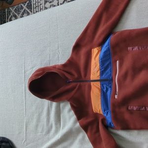 Cotopaxi women's 1/4 zip fleece hoodie sz medium